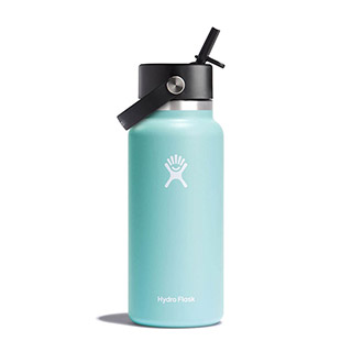 Hydro Flask Wide Mouth Bottle with Flex Straw Cap - 32 oz. 2024