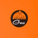 Gnu Science Tee - Men's Orange image 2