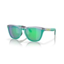 Oakley Frog Skins Range Sunglasses Trans Lilac/Celeste Frame / Prizm Jade Lens image 1