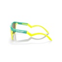 Oakley Frog Skins Hybrid Sunglasses Celeste/Tennis Ball Yellow Frame / Prizm Ruby Lens image 3